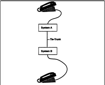 Figure 1-5 Nontandem Tie-Trunk Network