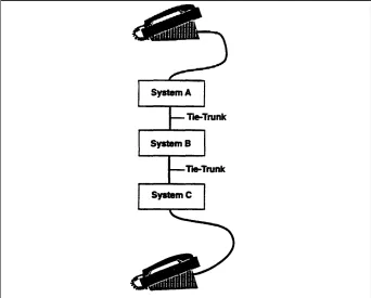 Figure 1-6 Tandem Tie-Trunk Network
