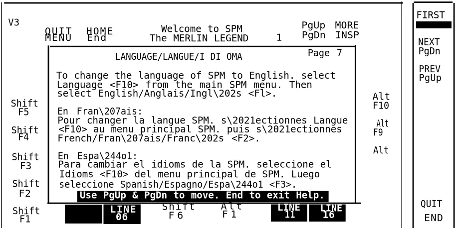 Figure 6. SPM Help