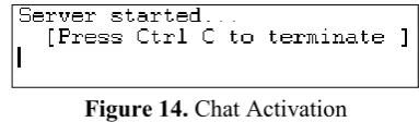 Figure 14. Chat Activation 