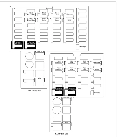 Figure 2-3.Programming Overlays for PARTNER-Model Phones