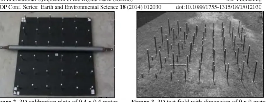 Figure 3. 3D test field with dimension of 9 x 9 meter.