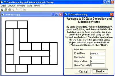 Figure 2.3D model generation user interface.