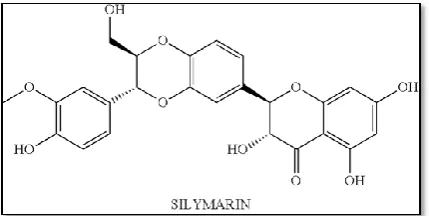 Figure 1: Structure of Silymarin 