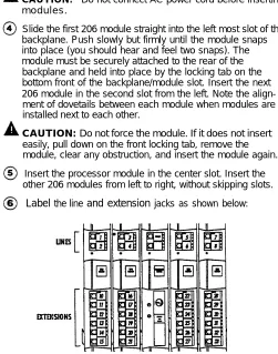 Figure 2-1 Control Unit Installation