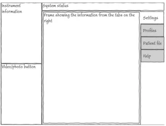 Figure 4.1.2: Impression of the composed second screen