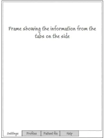 Figure 4.2.8: Impression of the second screen of the third design