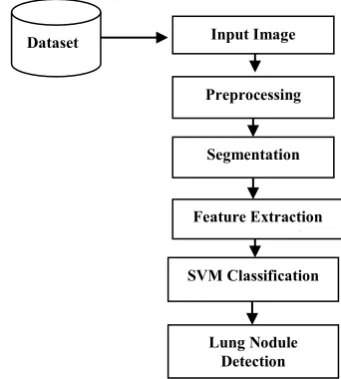 Figure 1. Architecture of lung nodule detection system 
