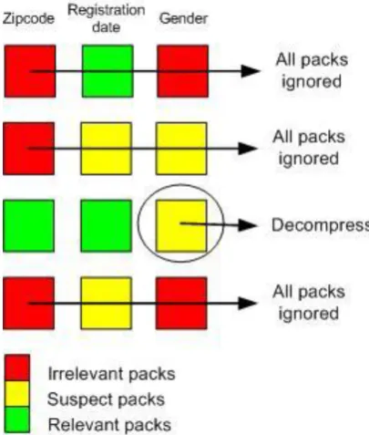 Figure 7: Selection of Data Packs in InfoBright (from [18]) 