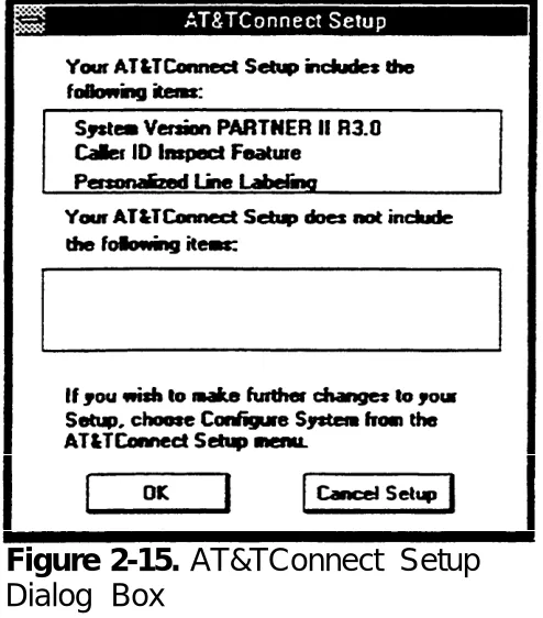 Figure 2-15. AT&TConnect SetupDialog Box