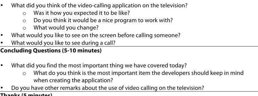 Table 3. Interview guide. See Appendix D for the full interview guide (in Dutch) that was used for the focus groups