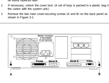 Figure 3-1. Master Controller II+ Cover Screws