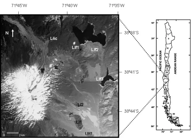 Table 1. Site codes and substrate ages (after Naranjo & Moreno 2005) for the different ecosystem developmental stages site are shown in columns 4–8