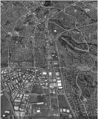 Figure 1: Pole Location Map 