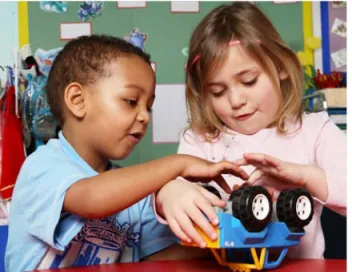 Figure 1.3: At what age do children begin to enjoy  playing together?