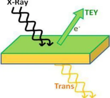 Figure 2.2: Scheme of X-ray interaction with matter 