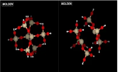 Figure 3.27: The vacated-site structure viewed from different angles. The cluster possesses 
