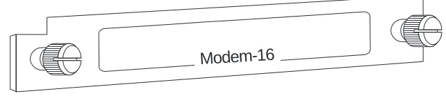 Figure 1-2.  Modem-16 Option Module