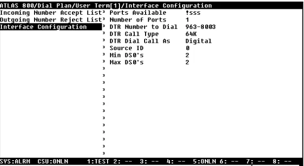 Figure 1-2.  Interface Configuration Example