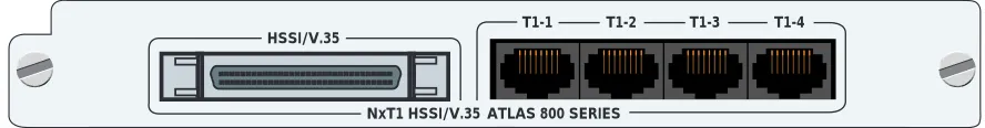 Figure 1-2.  NxT1 HSSI/V.35 Option Module