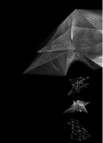 Figure 8.  Too much hybrid vigour.  The designer can experiment with the algorithm and seek formal responses to given architectural problems