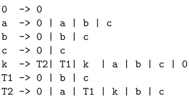 Figure 3.8: Partial order table of Figure 3.7 after transitive closure