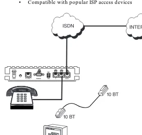 Figure 1-3.  Single User to Internet Service Provider
