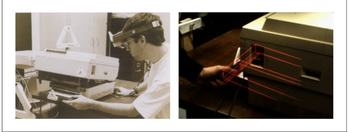 Figure 2.2  Using Augmented Reality to Assist Maintenance Engineers 