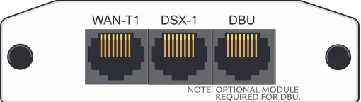 Figure 9.  NetVanta T1/FT1+DSX-1 NIM 