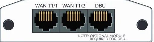 Figure 10.  NetVanta Dual T1 NIM