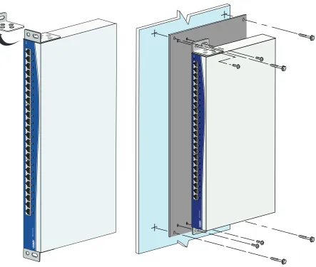 Figure 13.  Repositioning the Mounting Bracket for a Wallmount Installation