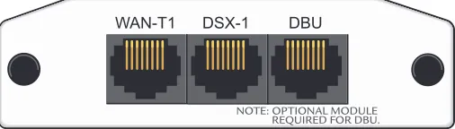 Figure 5.  NetVanta T1/FT1+DSX-1 NIM