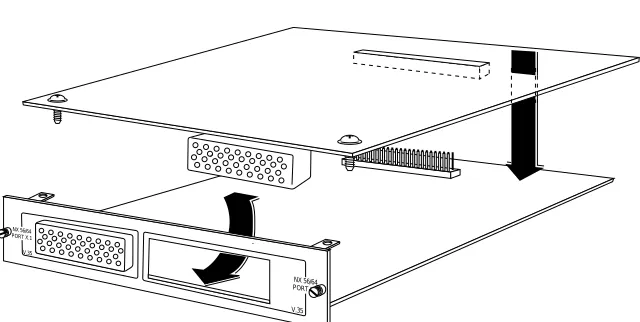 Figure 2-2Attaching the Plug-On Board