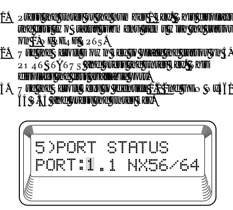 Figure 3-3Port Status Submenu