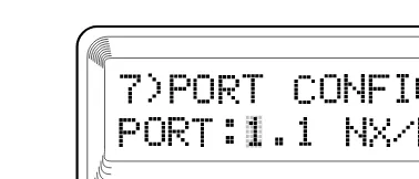 Figure 3-5.  Port Configuration Submenu