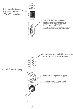 Figure 3.  Single AC Version Rear Power Interface Card (4202023L5 Shelf)