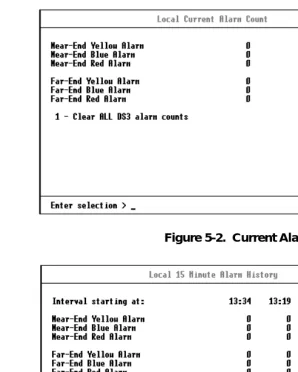 Figure 5-2.  Current Alarm Count Screen