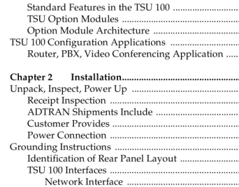 Table of  Contents