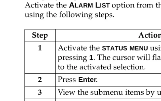 Figure 3-2.  Example of Basic Front Panel Menu Tree