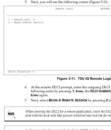 Figure 3-11.  TSU IQ Remote Login Screen
