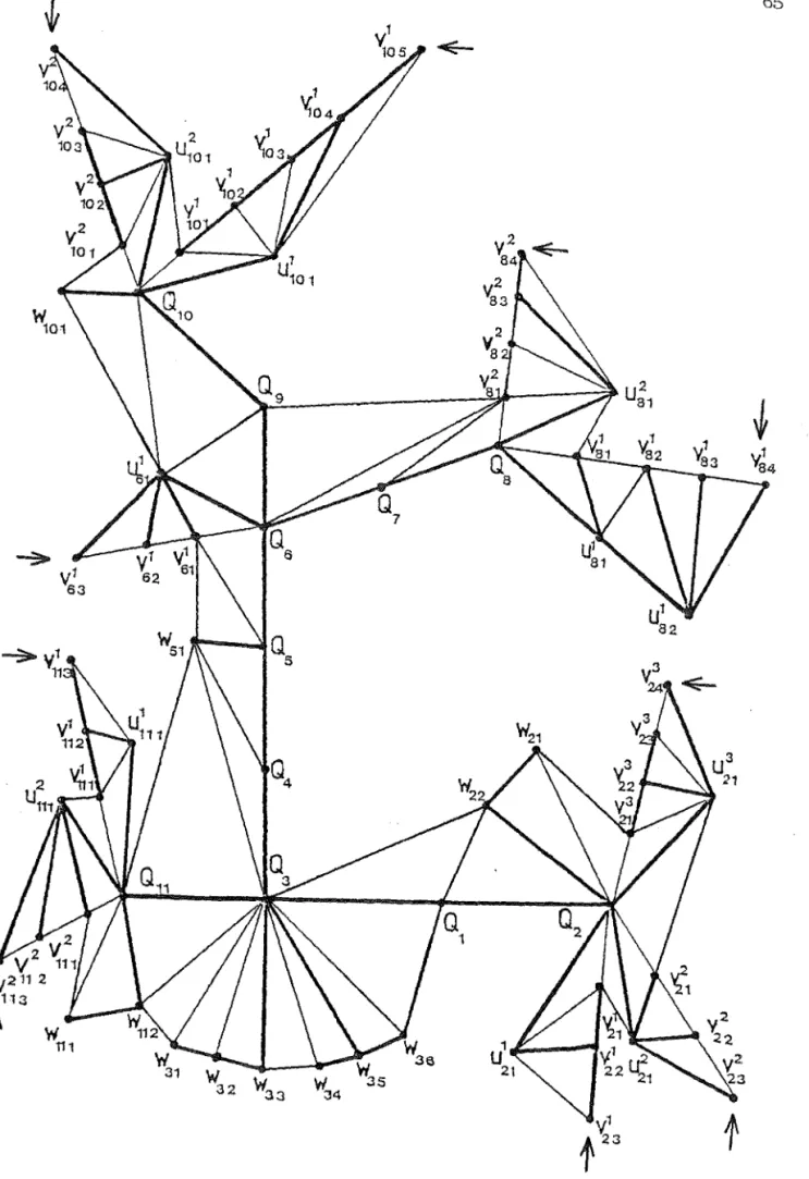 Figure  3.22  The  maximal  outerplanar  graph  G  formed  from  the  tree  in  figure  3.19