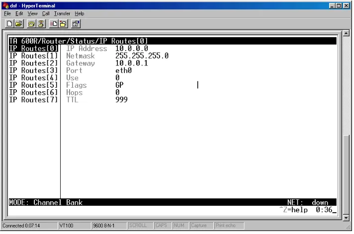 Figure 2.  Alternate Menu View