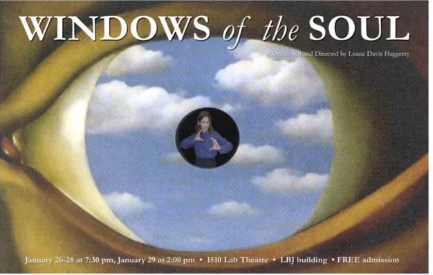 Figure 4.1. Windows of the Soul first poster.  