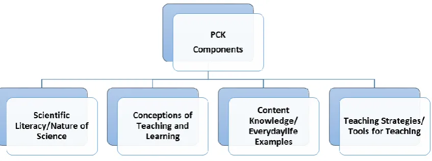 Figure 1. PCK components used in this research 