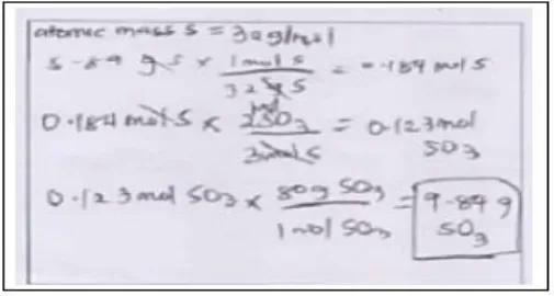 Figure 27. Answer of student 28 to problem 3-4 