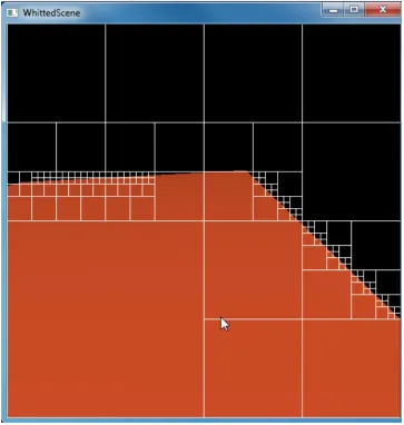 Figure 3.2: Tiles cluster around edges and areas of motion, thereby biasing the samplingtowards that region