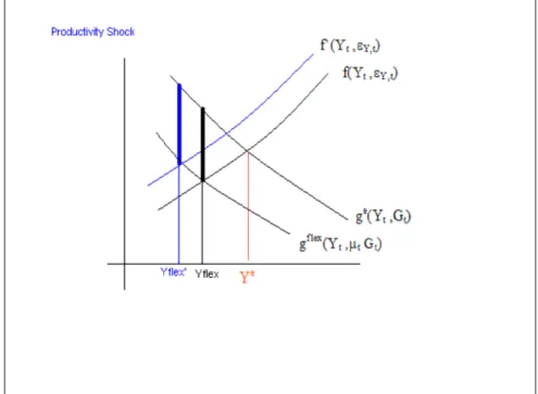 Figure 3: E¢ ciency Analysis - the case of Productivity shocks