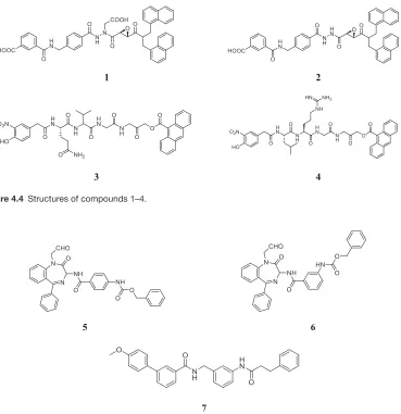 Figure 4.4 Structures of compounds 1–4.