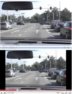 Figure 4.2: Differences between the imbedded movie (top) and the movie played in YouTube (bottom) 