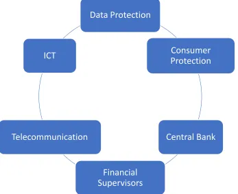 Figure 6- Illustration of potential authorities with mandates on data protection and privacy aspects 